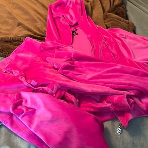 pINk jogger set xs. Worn once
